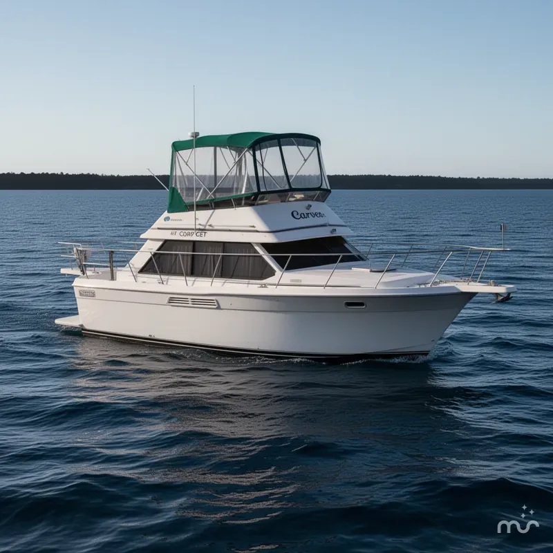 Slide: The Image of Carver 325 Aft Cockpit Motoryacht 1995 - 1