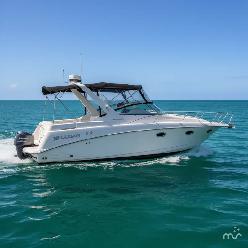 Slide: The Image of Larson Cabrio 290 Mid Cabin 2000 - 0