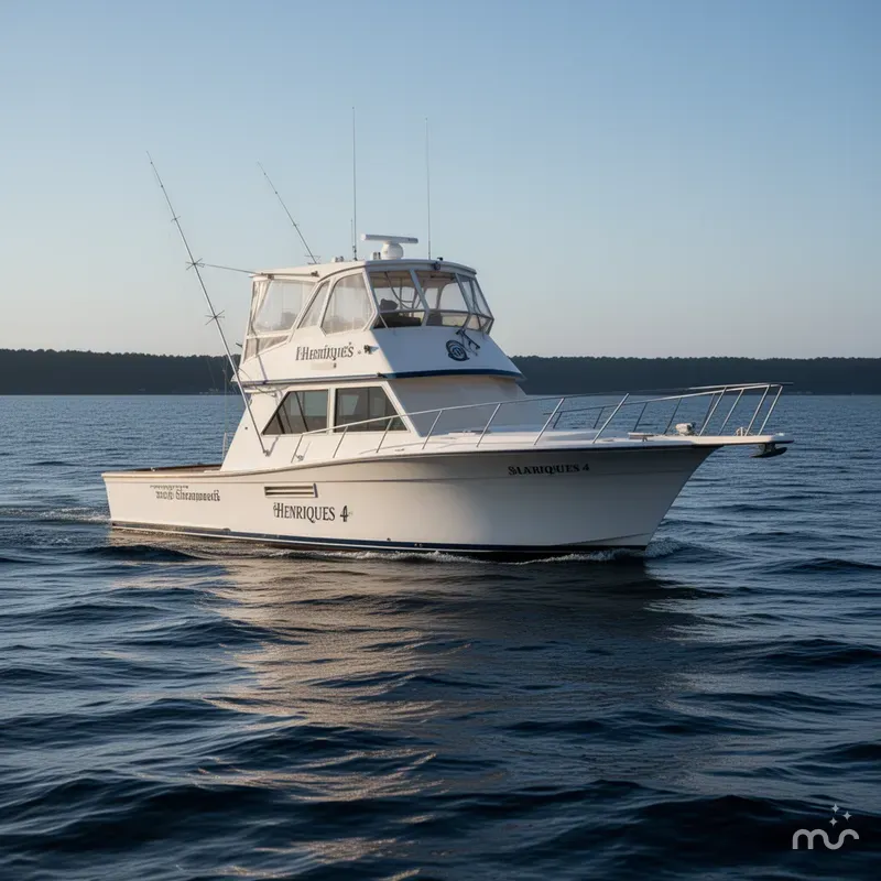Slide: The Image of Henriques 44 Sportfisherman 1985 - 0