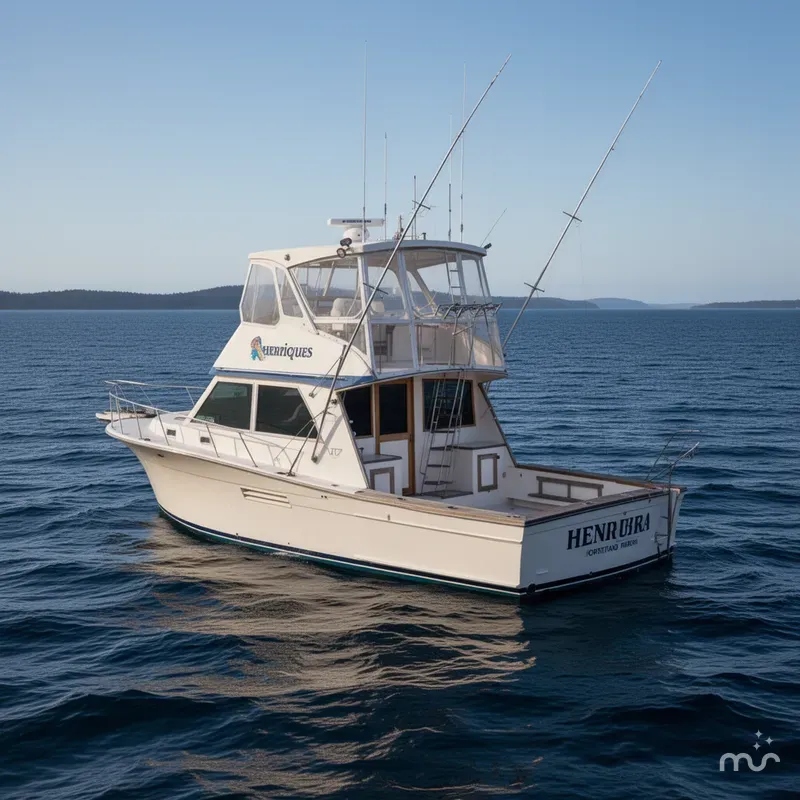 Slide: The Image of Henriques 44 Sportfisherman 1985 - 1