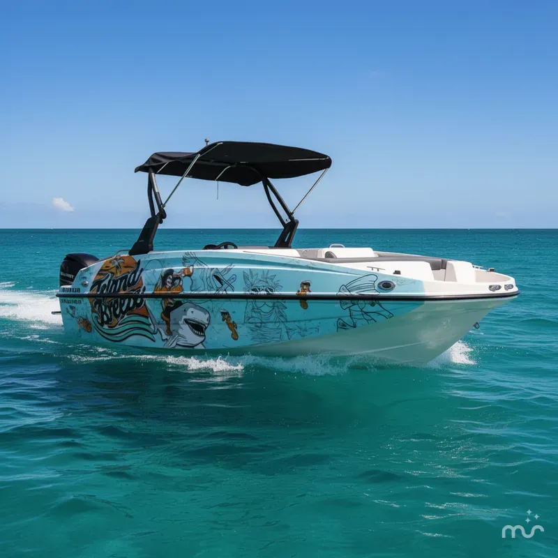 Slide: The Image of Bayliner 190 Deck Boat 2018 - 0