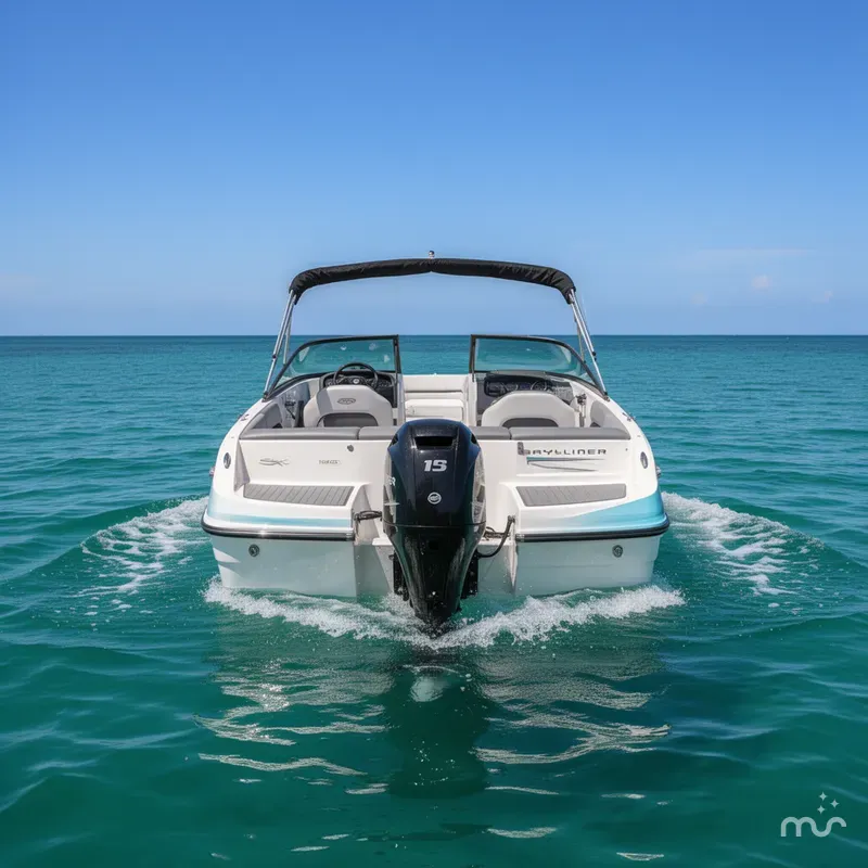 Slide: The Image of Bayliner 190 Deck Boat 2018 - 2