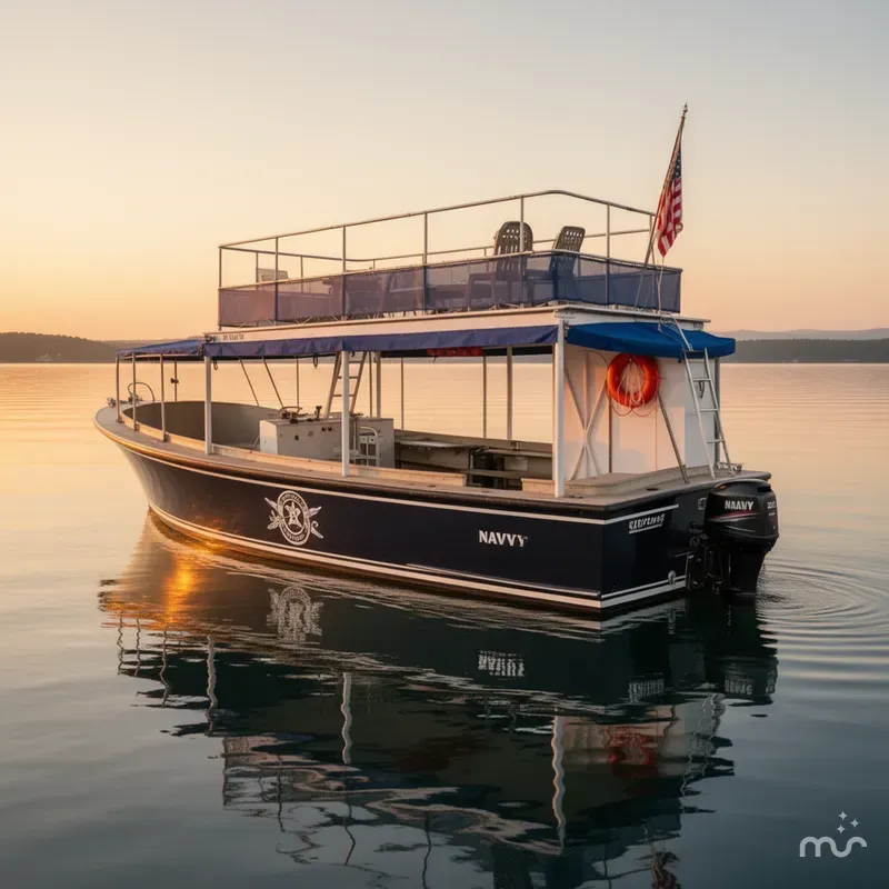 Slide: The Image of Custom 40' Navy Boat 2004 - 1