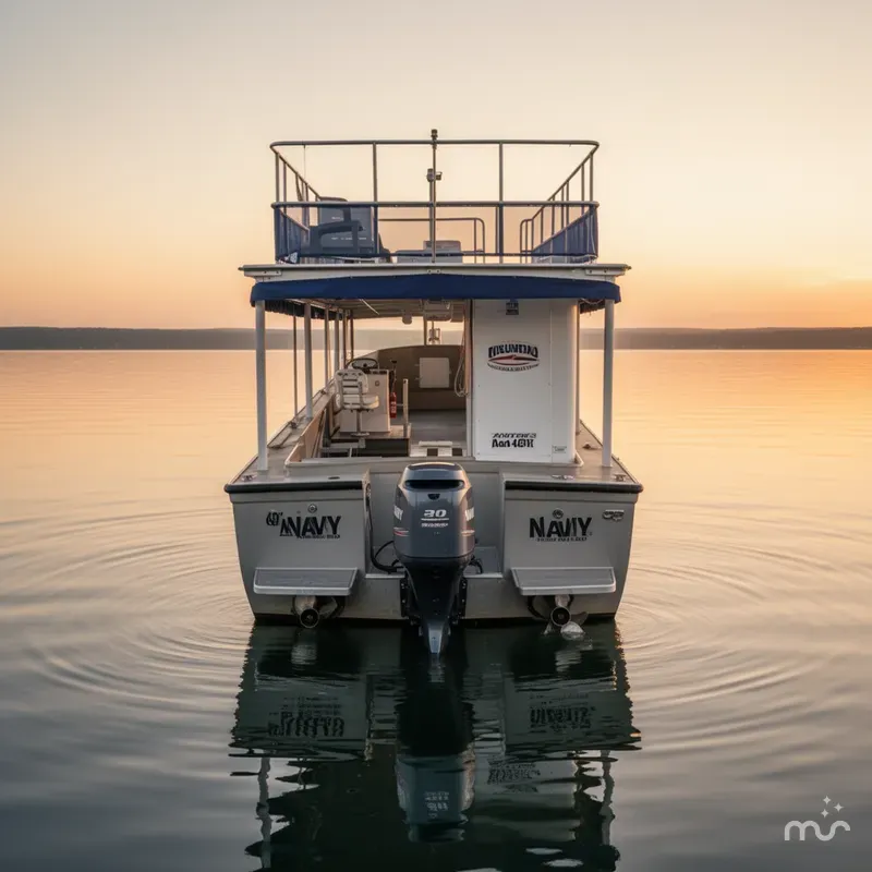 Slide: The Image of Custom 40' Navy Boat 2004 - 2