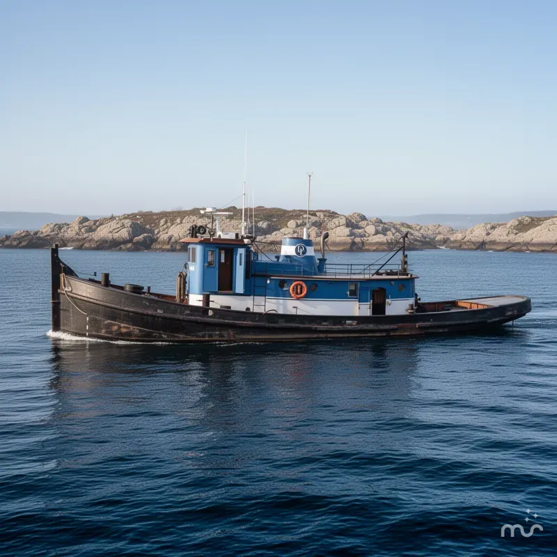 Slide: The Image of Johnson Brother Tug 64 1903 - 2
