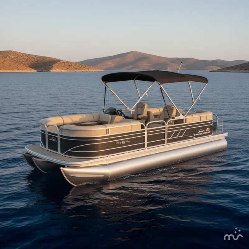 The Image of Sun Tracker Party Barge 22 DLX 2023 - 0