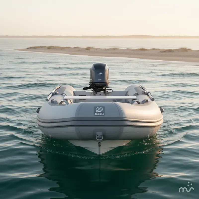 Slide: The Image of Zodiac CADET 270 RIB w Yamaha F-4 SMHA 2021 - 2