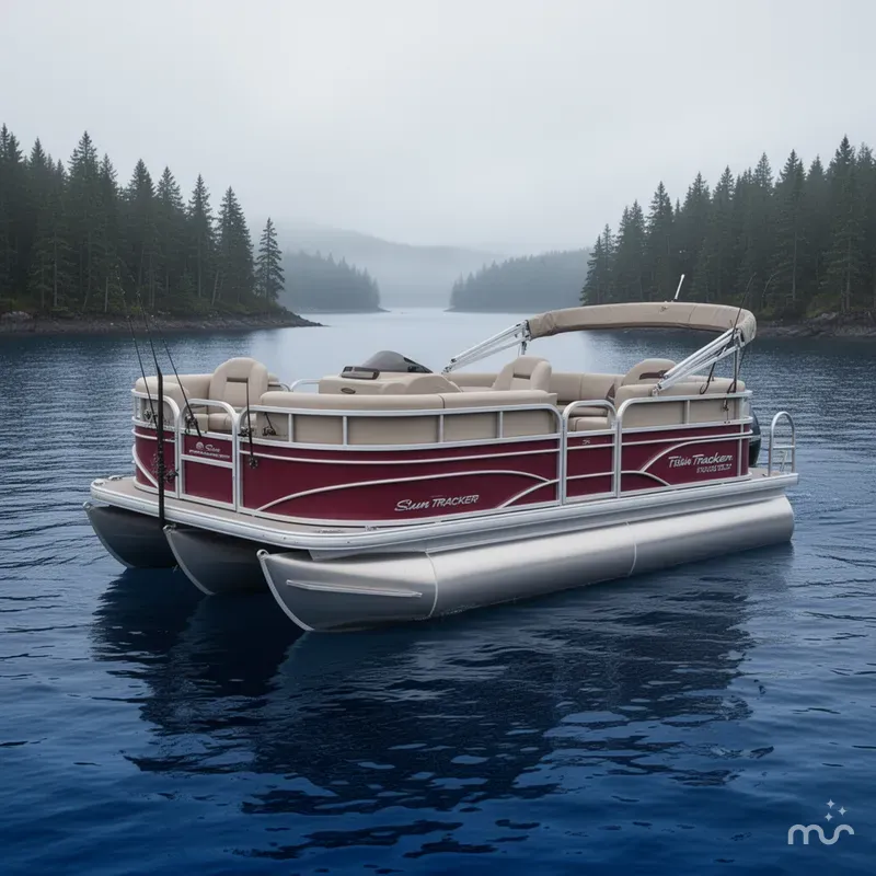 Slide: The Image of Sun Tracker Fishin' Barge 20 DLX 2018 - 2