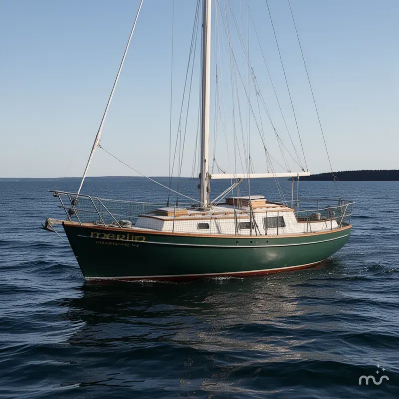 Slide: The Image of Pacific Seacraft Crealock 34 1986 - 1