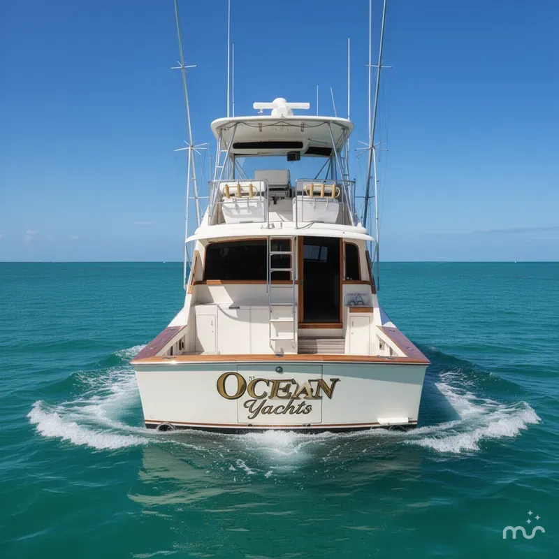 Slide: The Image of Ocean Yachts 55 Super Sport 1985 - 1