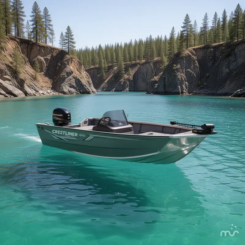 Slide: The Image of Crestliner 1650 Fish Hawk 2023 - 2