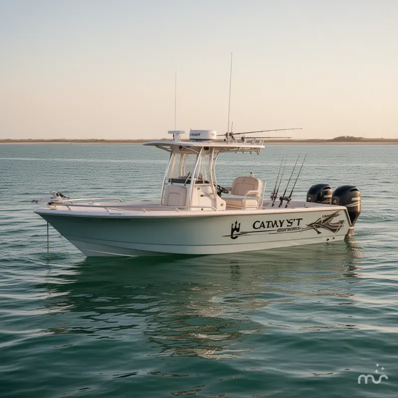 Slide: The Image of Catalyst Boat Works 2500 BAY 2022 - 2