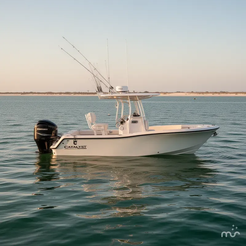 Slide: The Image of Catalyst Boat Works 2300 BAY 2022 - 0
