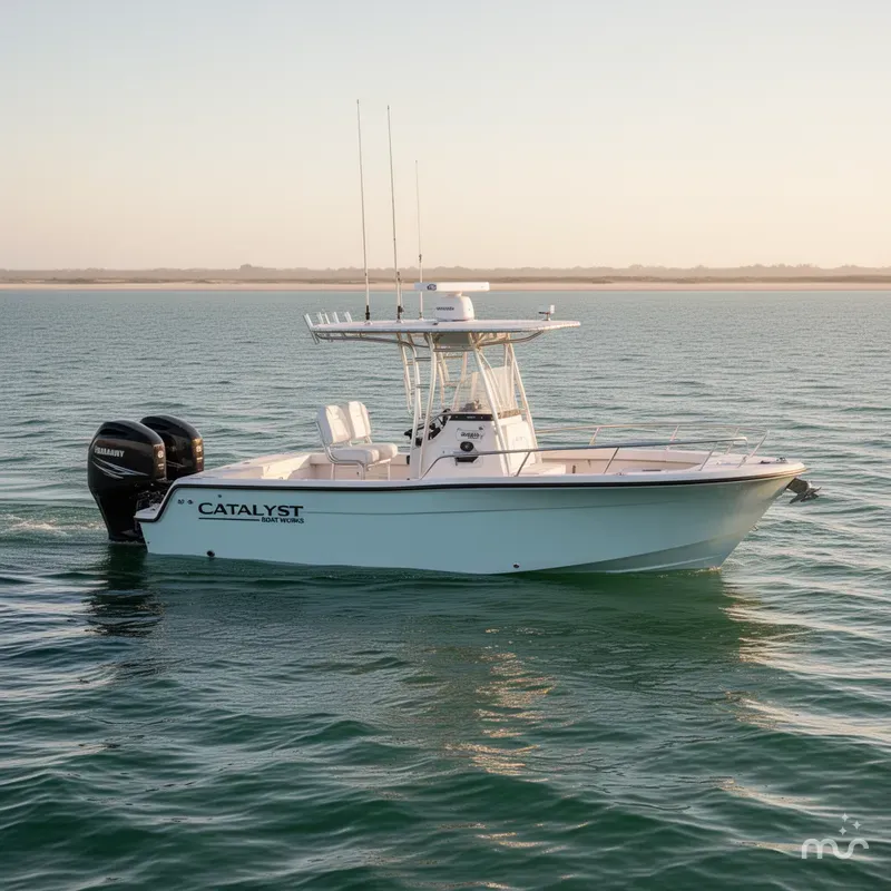 Slide: The Image of Catalyst Boat Works 2300 BAY 2022 - 1