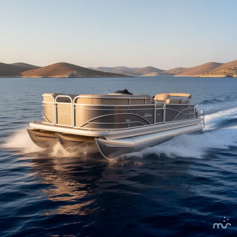 The Image of Sun Tracker Party Barge 20 DLX 2021 - 0