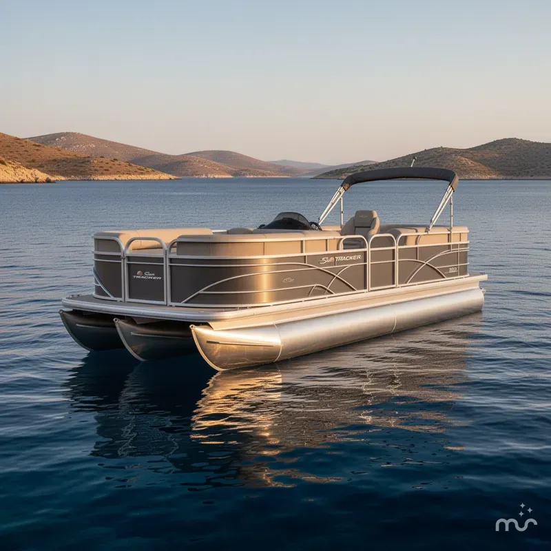 Slide: The Image of Sun Tracker Party Barge 20 DLX 2021 - 2