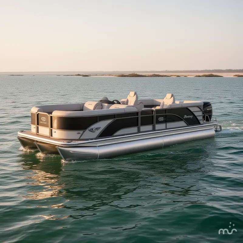 Slide: The Image of Bentley Pontoons Legacy 223 Navigator 2024 - 2