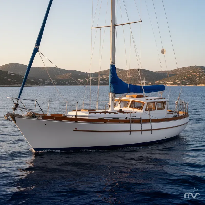 The Image of Ted Brewer Jason Pilothouse Offshore 1977 - 0