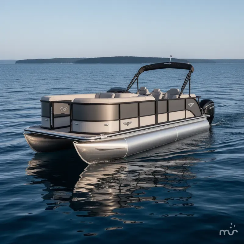 Slide: The Image of Bentley Pontoons 240 Navigator 2024 - 2