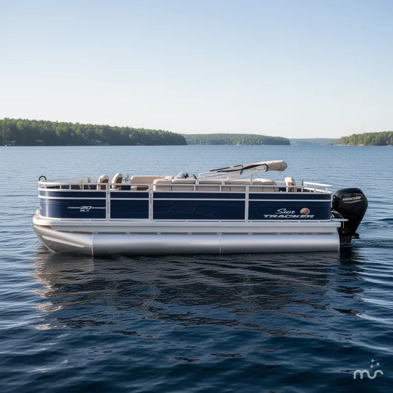 Slide: The Image of Sun Tracker Fishin' Barge 20 DLX 2024 - 1