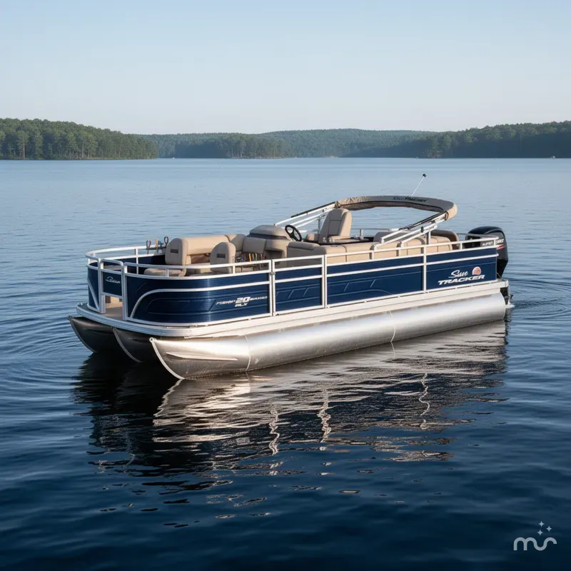Slide: The Image of Sun Tracker Fishin' Barge 20 DLX 2024 - 3