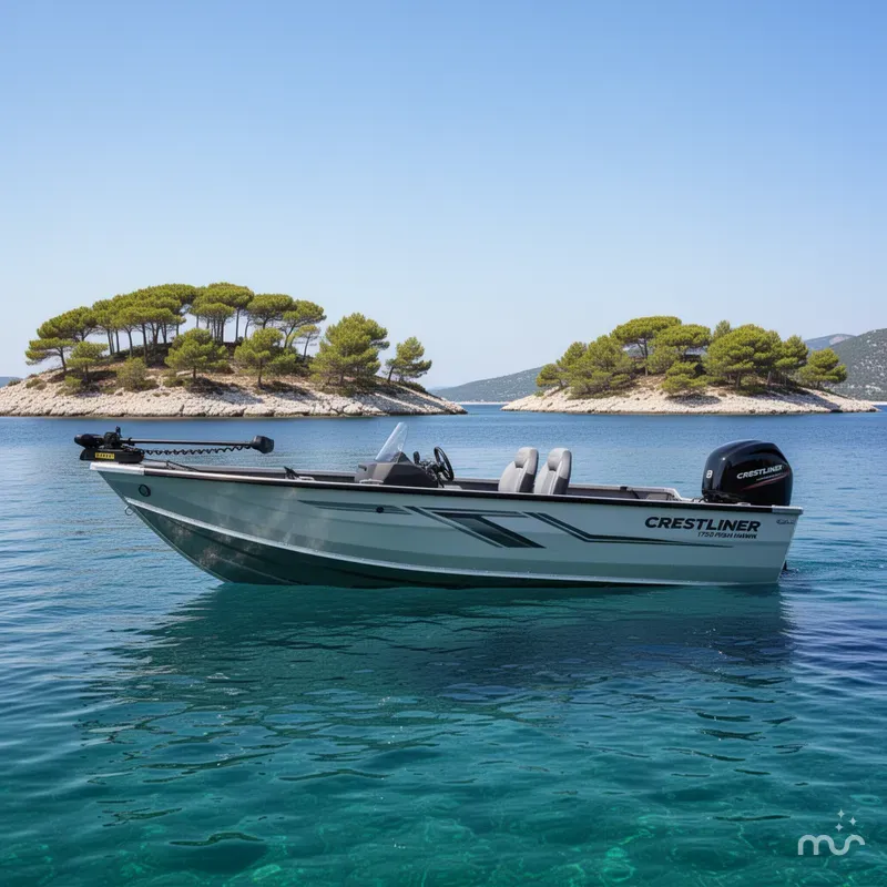 Slide: The Image of Crestliner 1750 Fish Hawk 2023 - 2