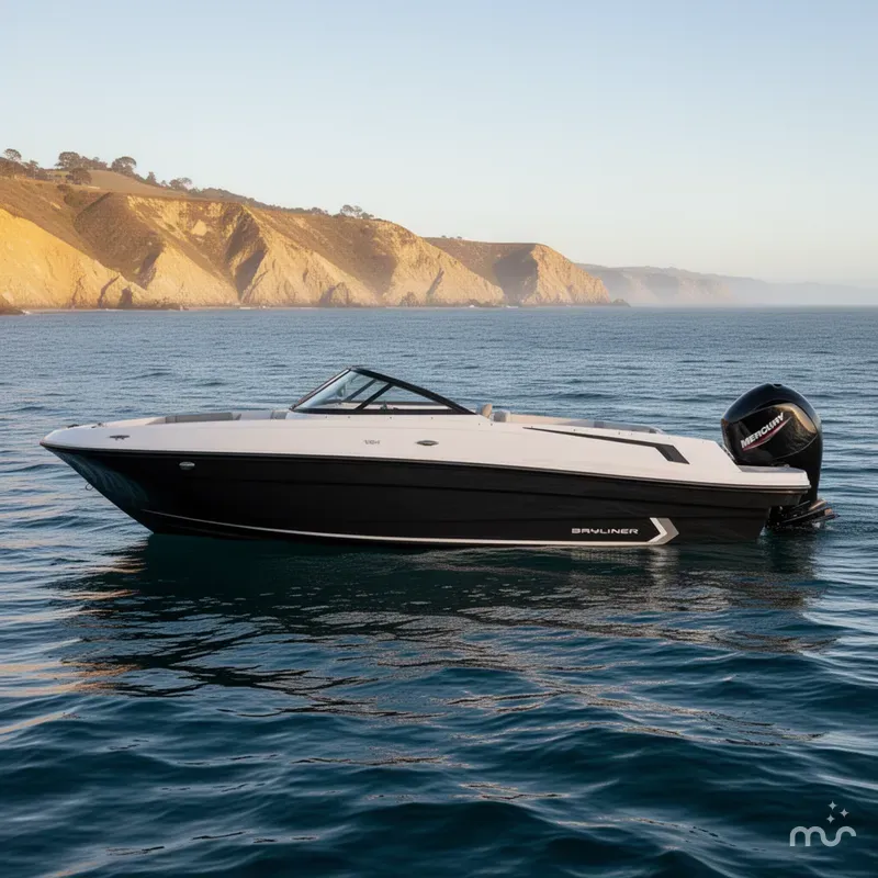 Slide: The Image of Bayliner VR4 Bowrider - Outboard w/ 150HP Mercury! 2023 - 2