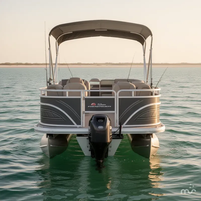 Slide: The Image of Sun Tracker Fishin' Barge 22 DLX 2024 - 2