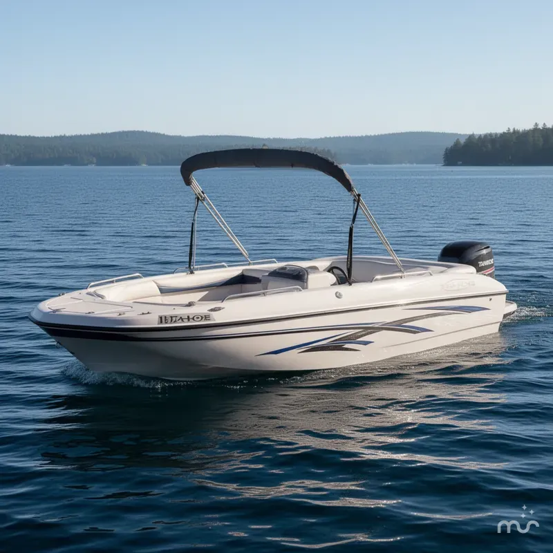 Slide: The Image of Tahoe 192 Deck Boat 2004 - 0