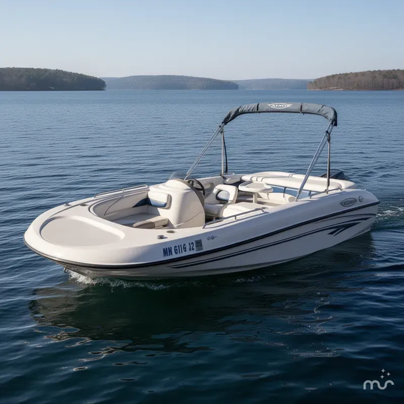 Slide: The Image of Tahoe 192 Deck Boat 2004 - 2