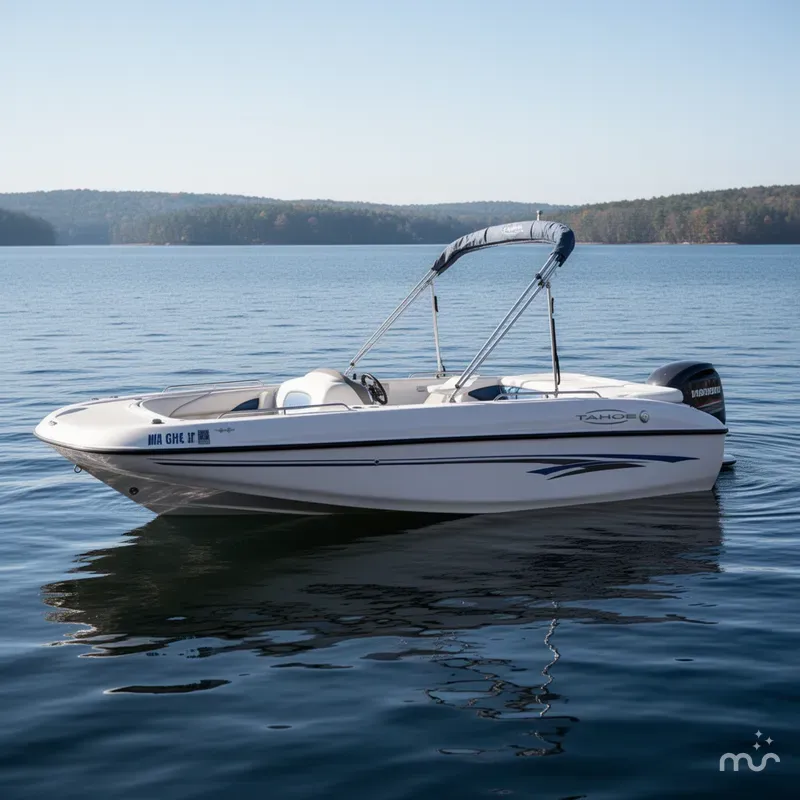 Slide: The Image of Tahoe 192 Deck Boat 2004 - 3