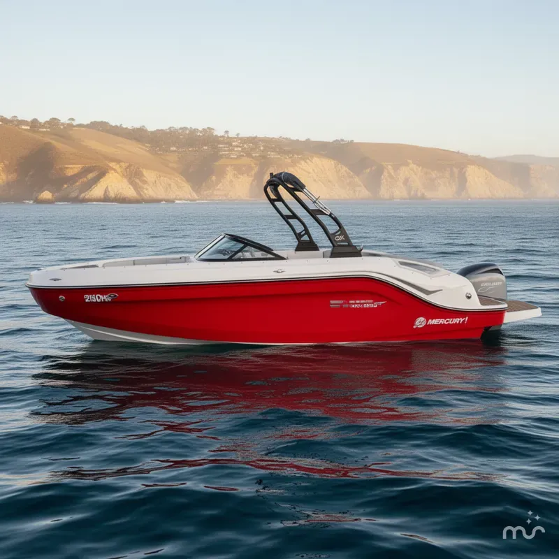 Slide: The Image of Bayliner DX2250 w/ 250HP Mercury! 2023 - 1