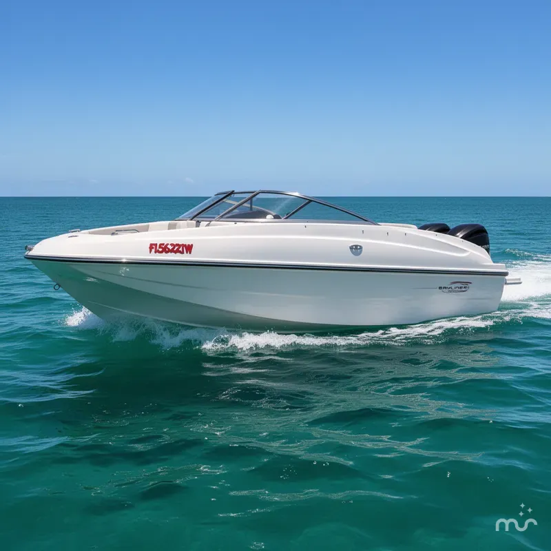 Slide: The Image of Bayliner 190 Deck Boat 2018 - 1