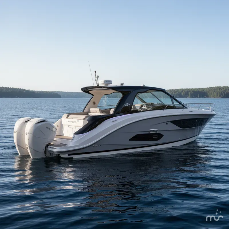 Slide: The Image of Sea Ray Sundancer 370 Outboard 2023 - 0