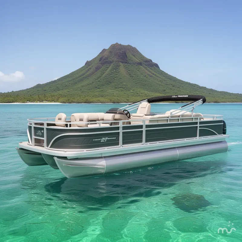 The Image of Sun Tracker Fishin' Barge 22 DLX 2024 - 0