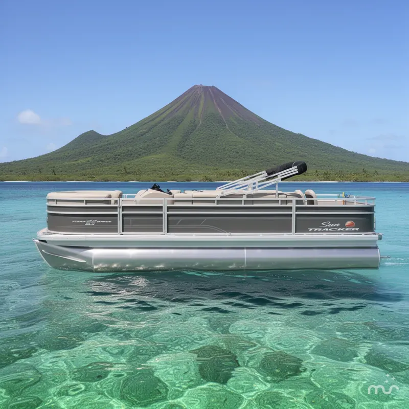 Slide: The Image of Sun Tracker Fishin' Barge 22 DLX 2024 - 2