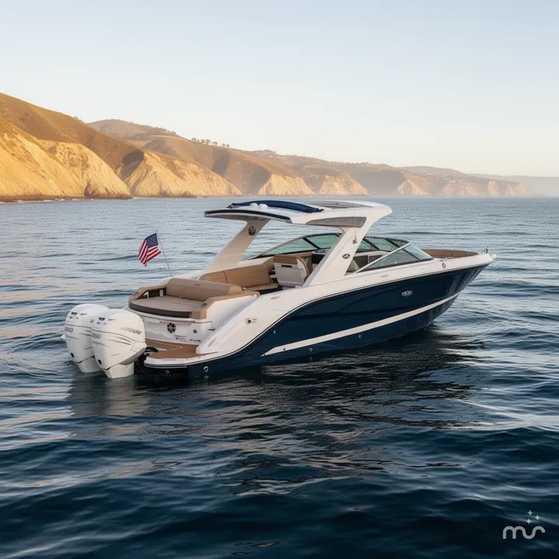 Slide: The Image of Sea Ray SLX 310 Outboard 2023 - 0