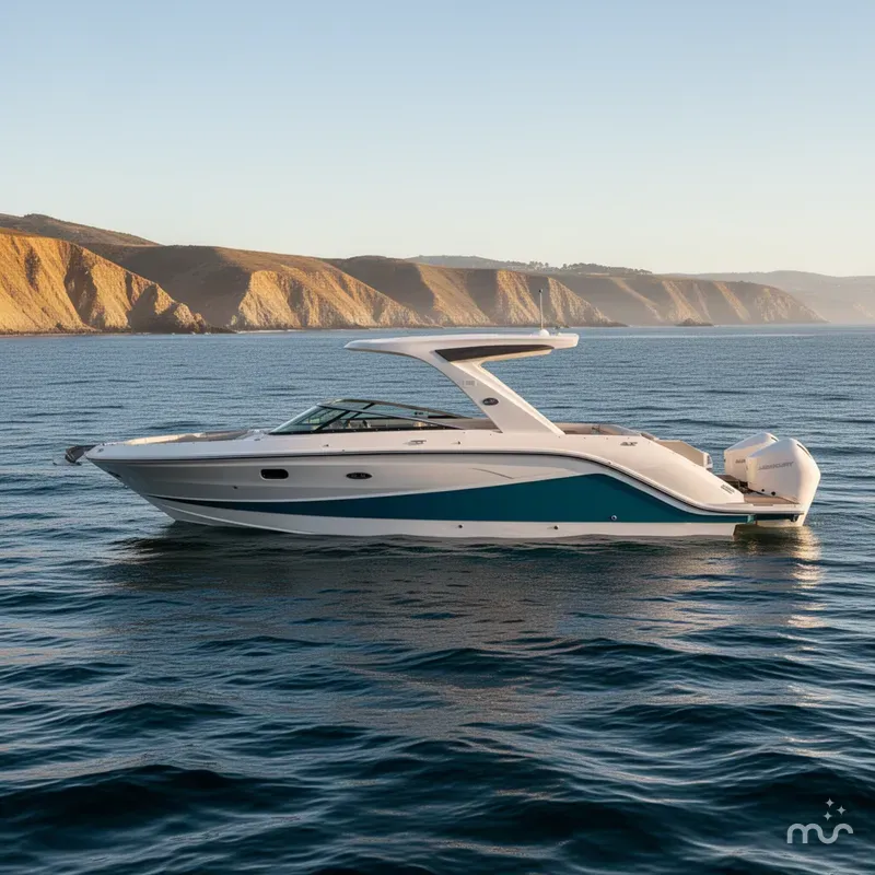 Slide: The Image of Sea Ray SLX 310 Outboard 2023 - 1
