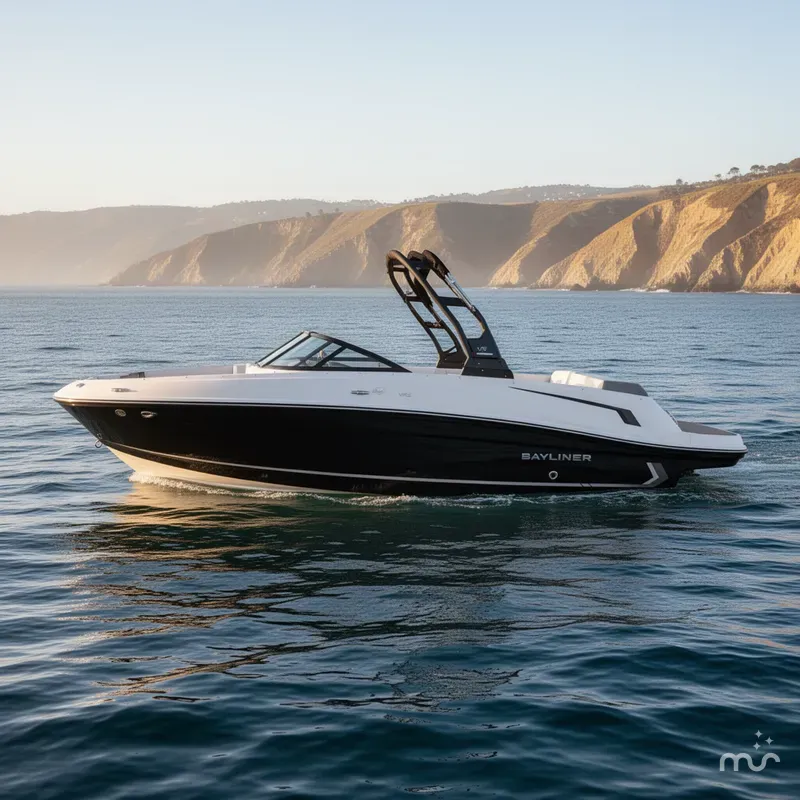 Slide: The Image of Bayliner VR5 Bowrider w/ 250HP Mercury! 2024 - 1