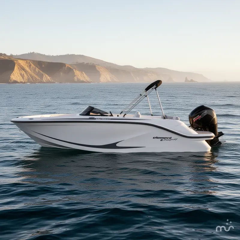 Slide: The Image of Bayliner Element M19 w/ 115HP Pro XS! 2023 - 1