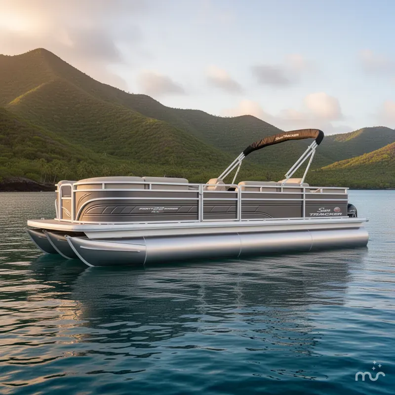 Slide: The Image of Sun Tracker Party Barge 22 RF XP3 2024 - 2