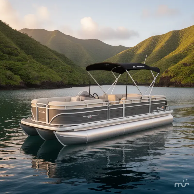 Slide: The Image of Sun Tracker Party Barge 22 RF XP3 2024 - 4