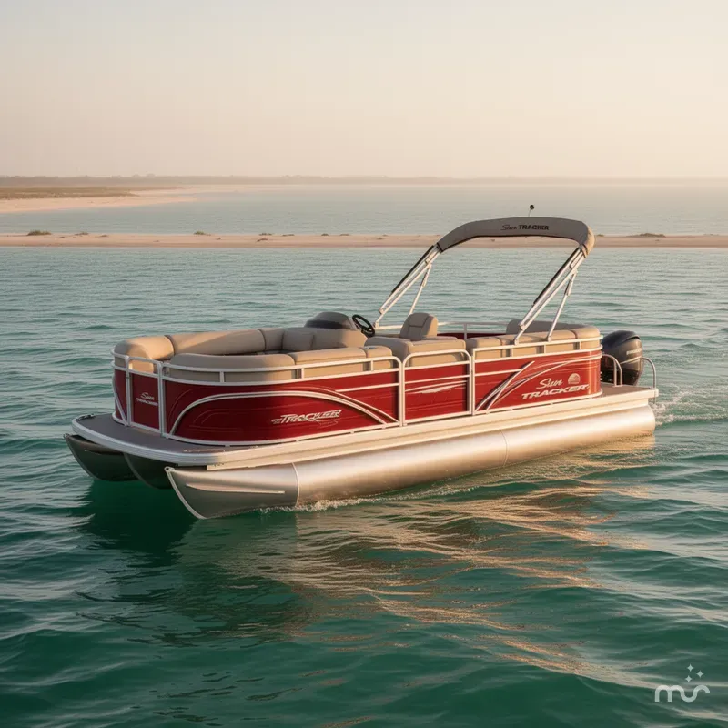 Slide: The Image of Sun Tracker Party Barge 20 DLX 2024 - 0