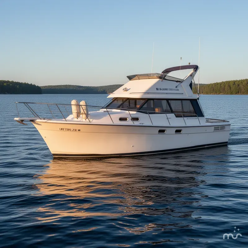 Slide: The Image of Bayliner 3288 Motoryacht 1990 - 2