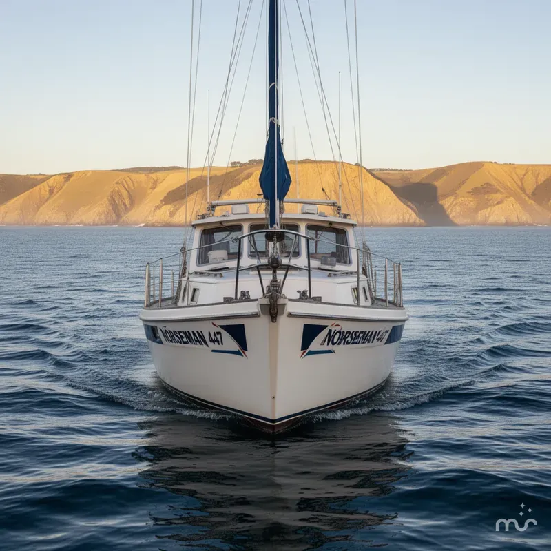 Slide: The Image of Norseman 447 CC Cutter 1983 - 2