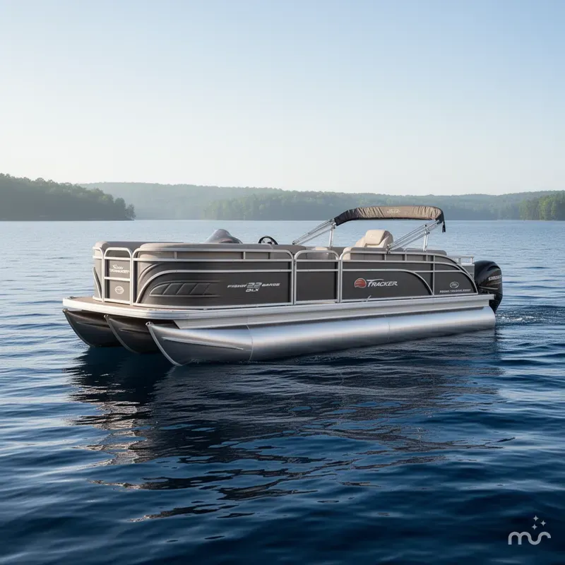 Slide: The Image of Sun Tracker Fishin' Barge 22 DLX 2024 - 0