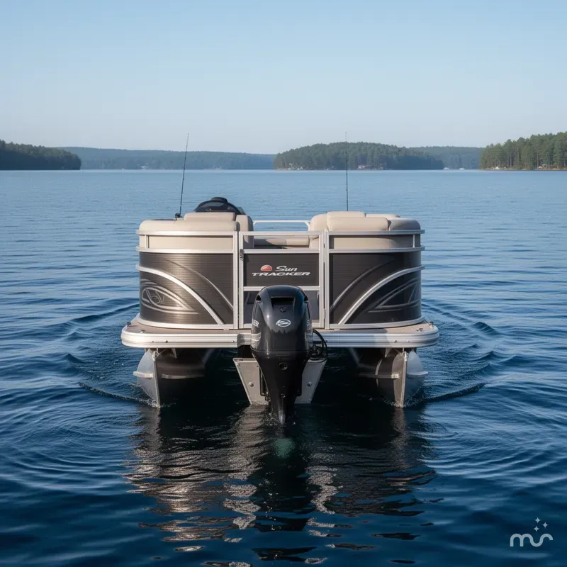 Slide: The Image of Sun Tracker Fishin' Barge 22 DLX 2024 - 1