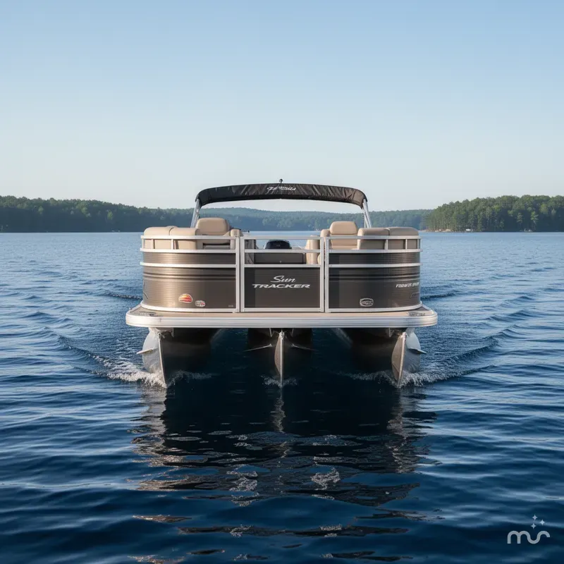 Slide: The Image of Sun Tracker Fishin' Barge 22 DLX 2024 - 2