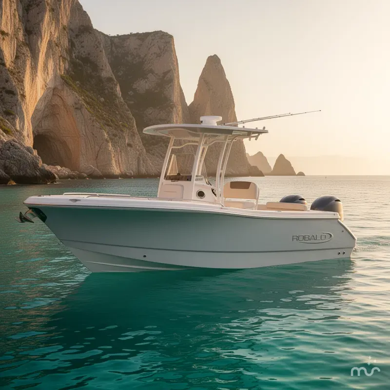 Slide: The Image of Robalo R230 Center Console 2026 - 2