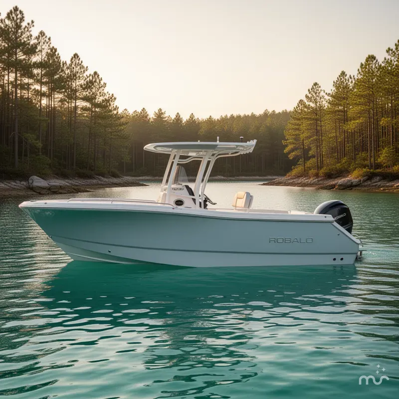 Slide: The Image of Robalo R230 Center Console 2026 - 2